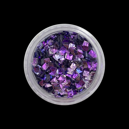 3D Square Purple/Pink - Stacker Pot