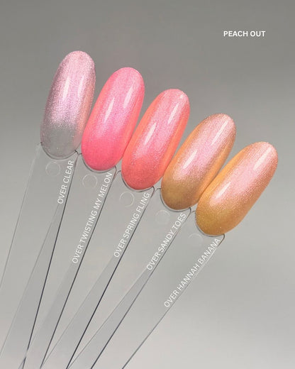 Peach Out Glitter Gel