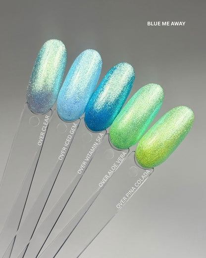 Blue Me Away Glitter Gel