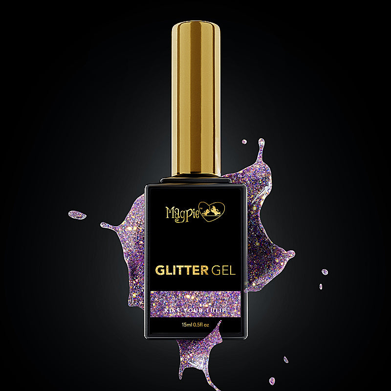 Kiss Your Tulip Glitter Gel