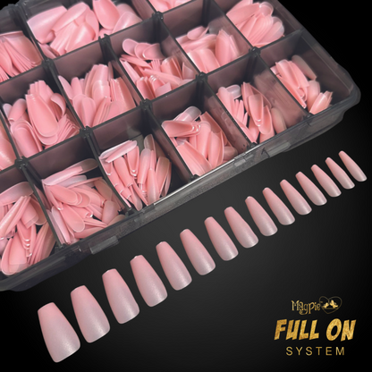 Clearance Full On Tips - Pink Coffin