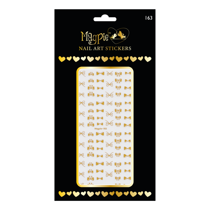 Sticker #163 - Bows, Gold