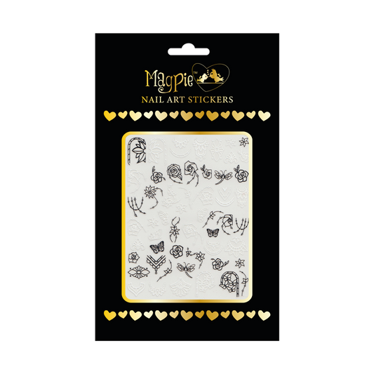 Sticker #59 - Black and White Roses