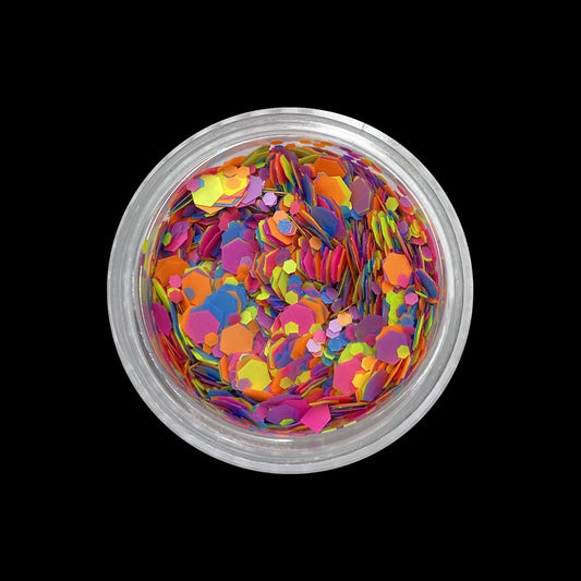 Hexagon Neon Mix - Stacker Pot