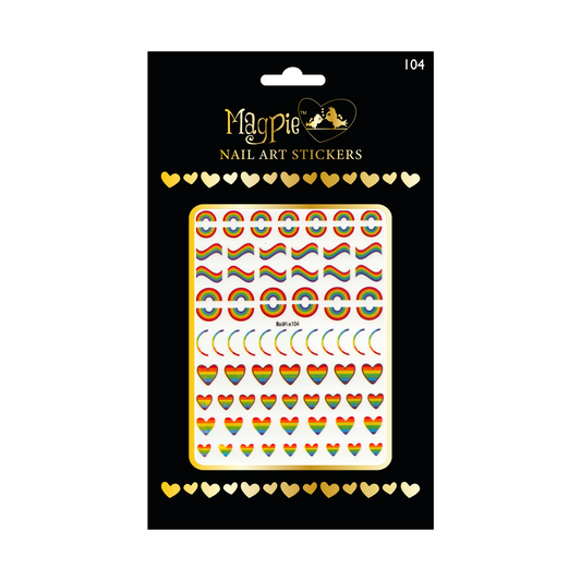 Sticker #104 - Rainbow Shapes