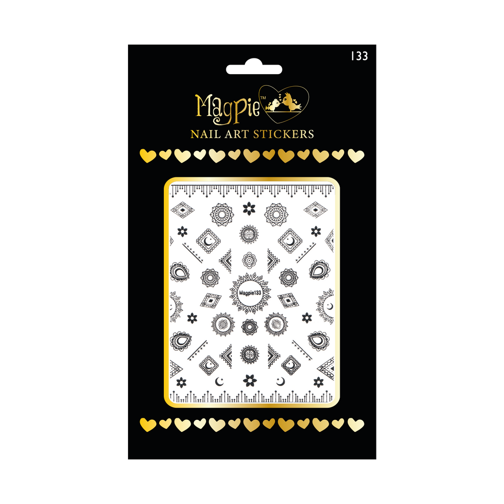 Sticker #133 - Medallion, Black