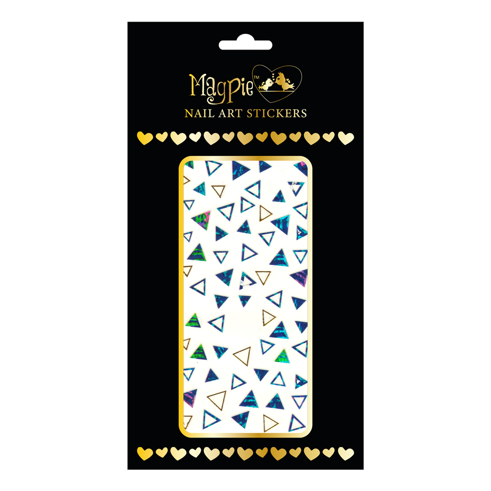 Triangle Inlay Stickers Sticker #31 - Colored Triangles – MagpieBeautyUSA