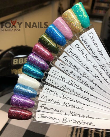 March Birthstone Glitter