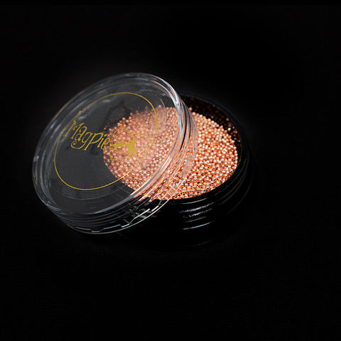 Rose Gold Caviar Beads