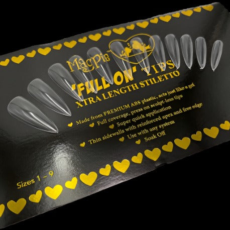 Clearance Full On Tips - XTRA LENGTH STILETTO