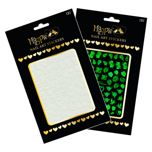 Sticker #151 - Bees, Floral, Foliage Glow in the Dark