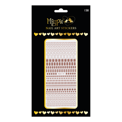 Sticker #158 - Squares and Rectangles, multiple colors