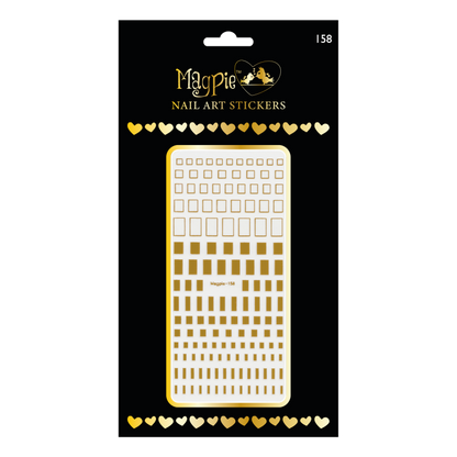 Sticker #158 - Squares and Rectangles, multiple colors