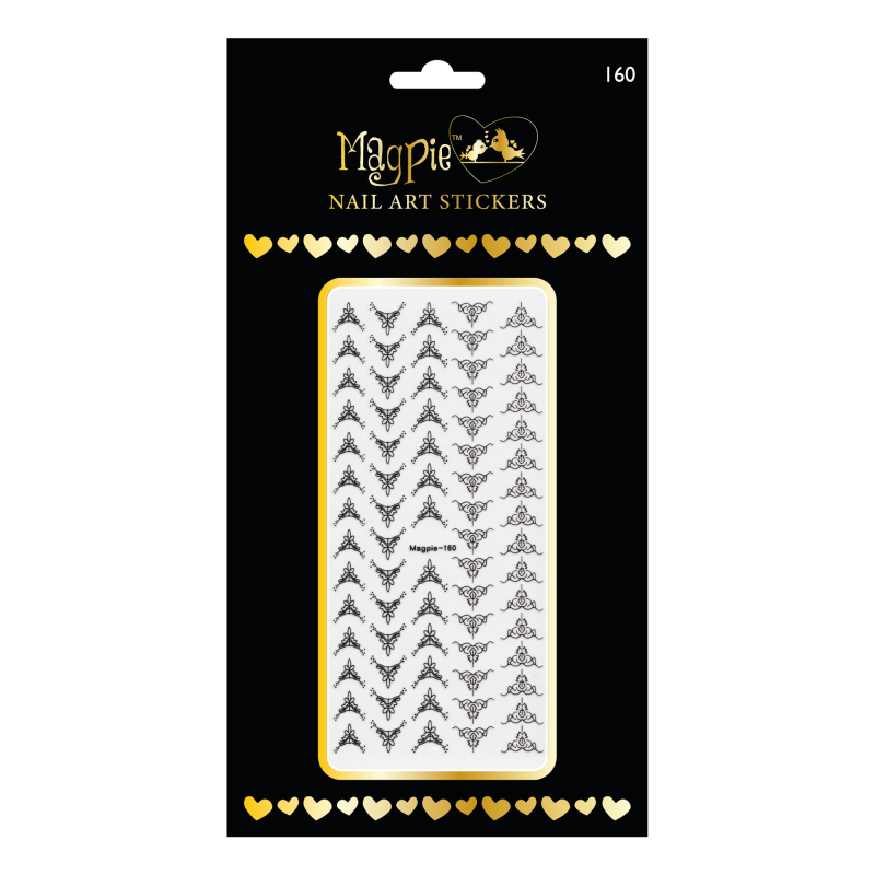 Sticker #160 - Fleur de Lis style, Black