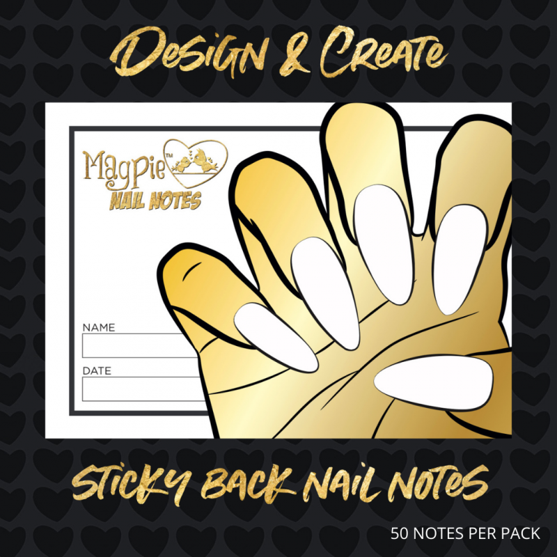 Magpie Sticky Back Nail Notes