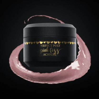 Pink Fizz Acrygel - sparkly blush pink