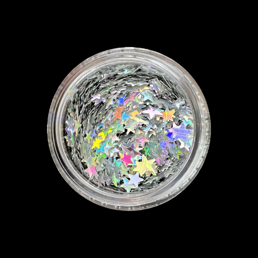 Silver Holo Moon & Stars - Stacker Pot