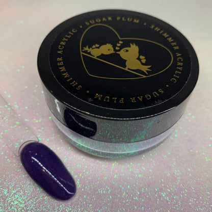 Sugar Plum Shimmer Acrylic Powder, 20g pot