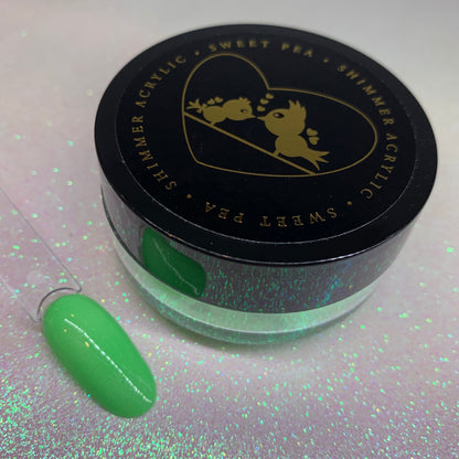 Sweet Pea Shimmer Acrylic Powder, 7g pot