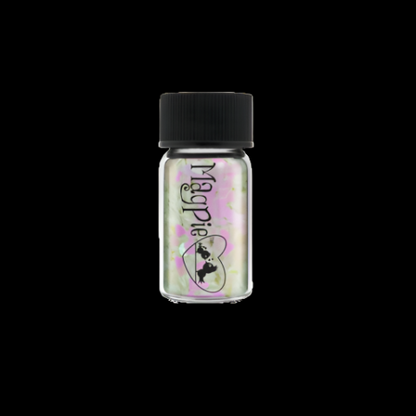 White Iridescent Hearts